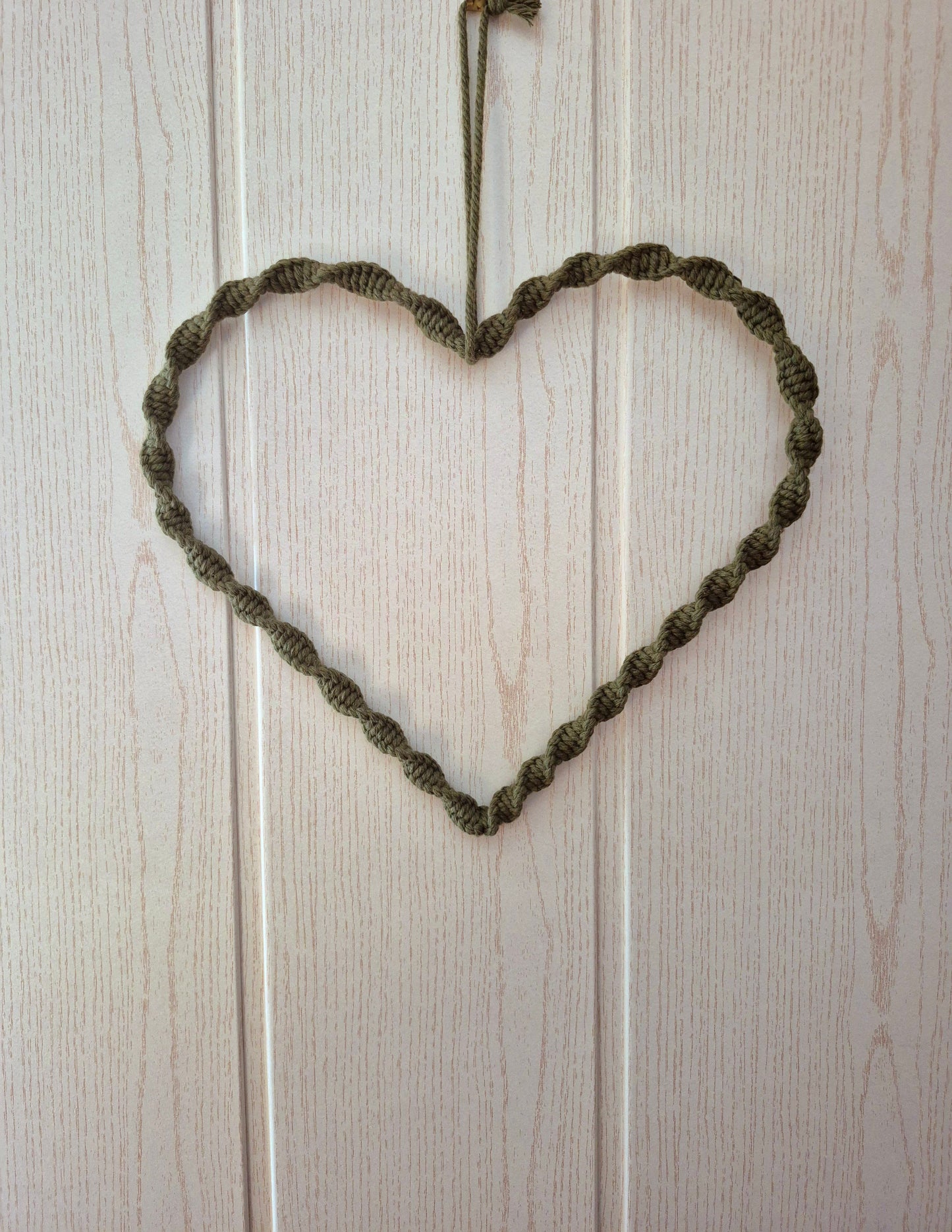 Herz Wanddeko in grün ♡