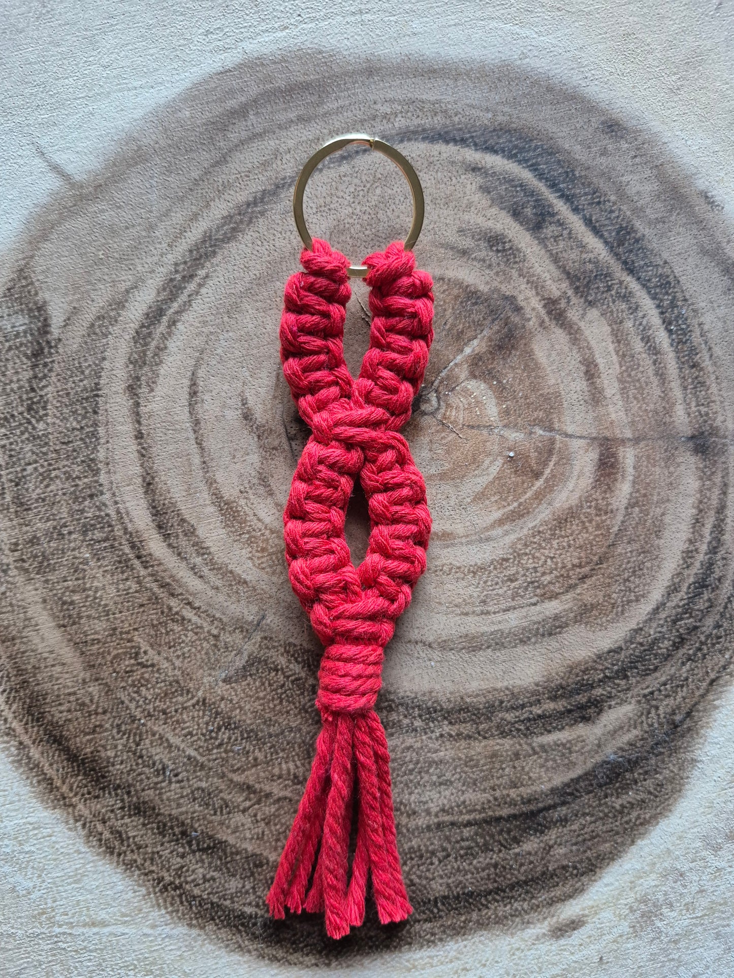 Schlüsselanhänger in rot