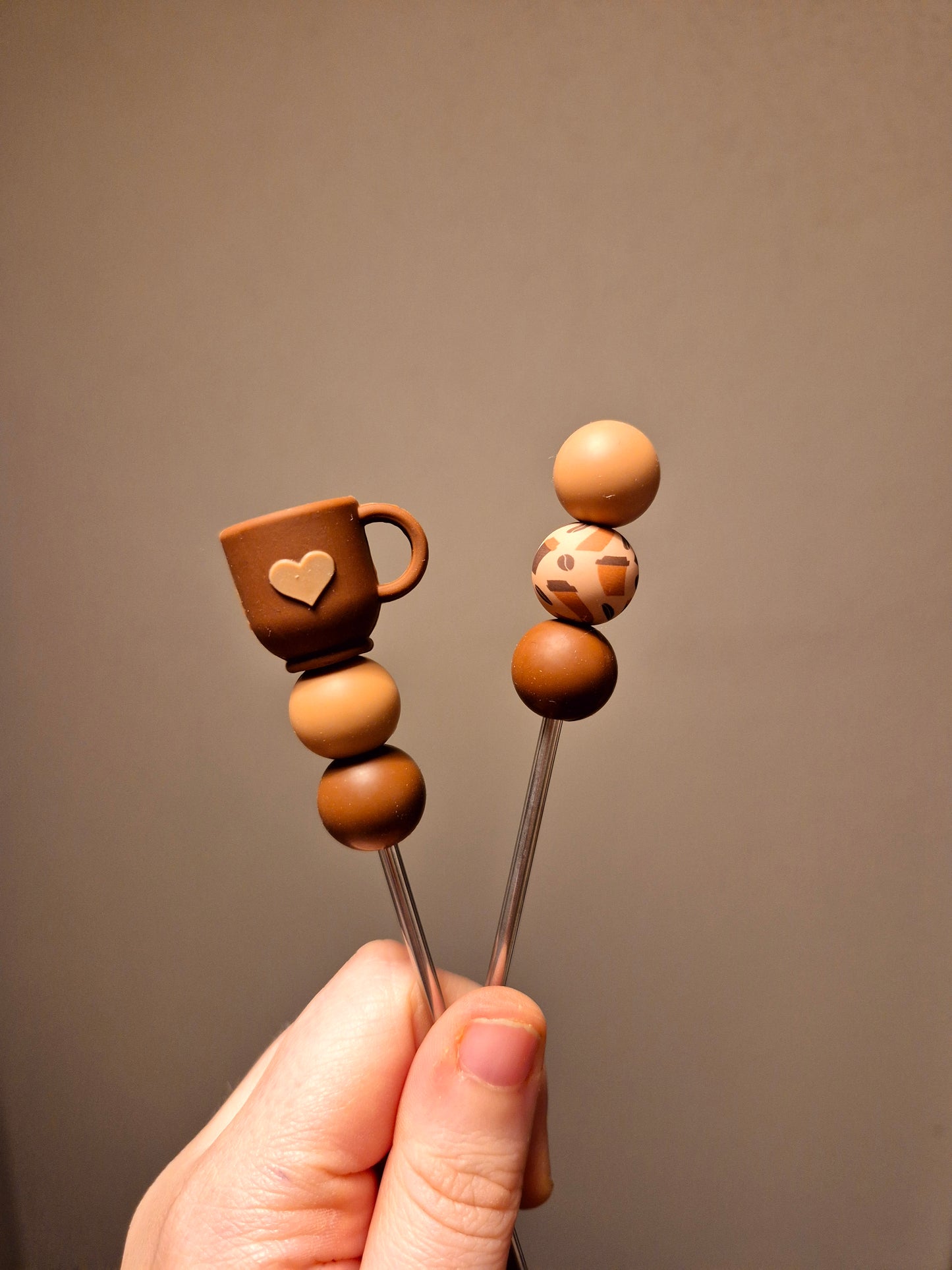 Amigurumi Sticks für Kaffee Liebhaber