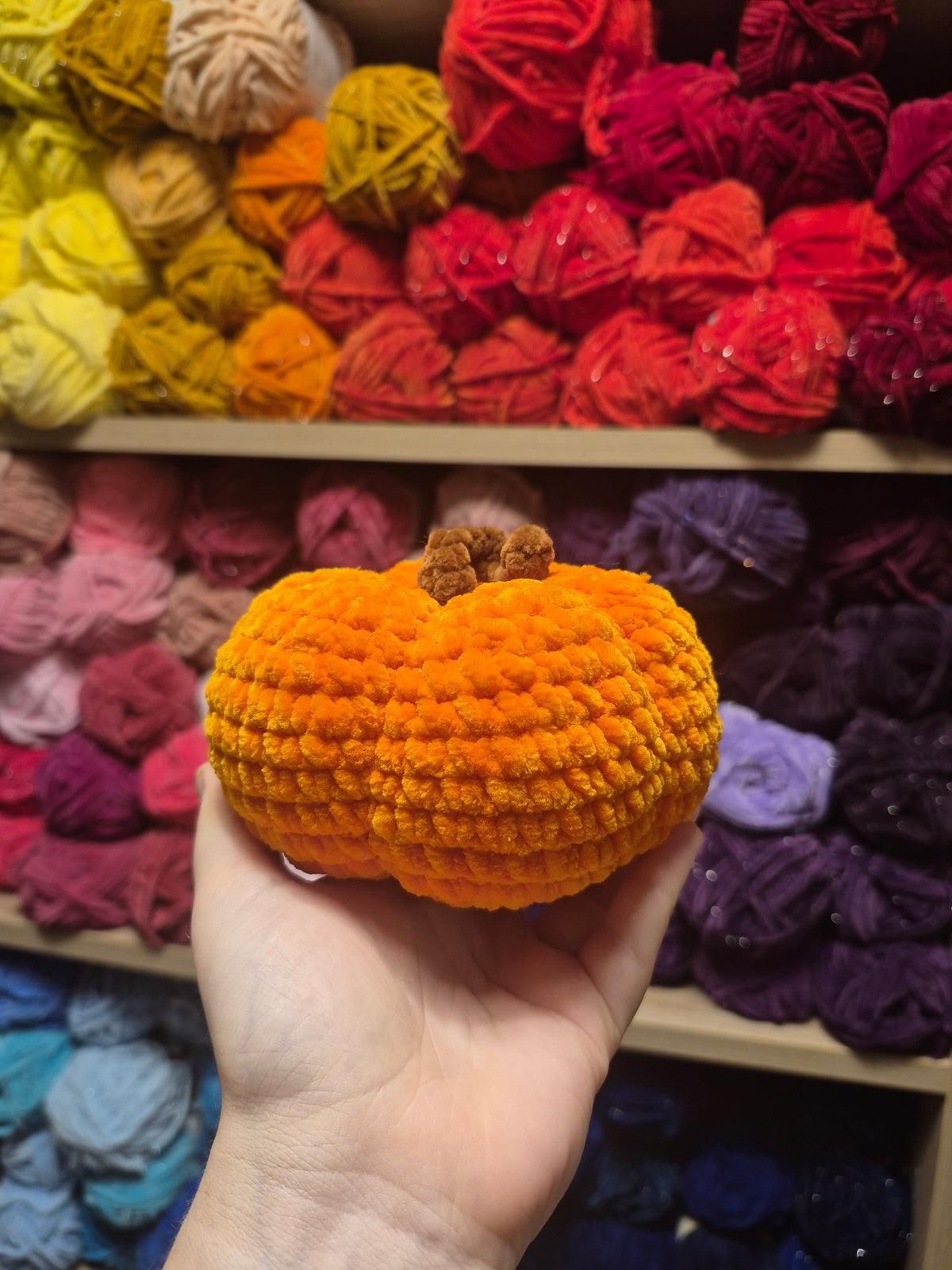 Süßer großer Dekokürbis 🎃