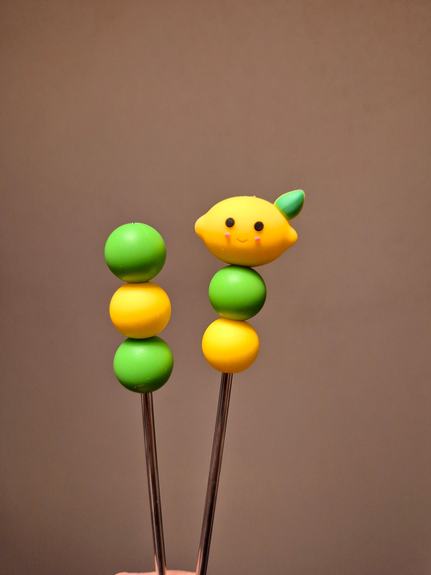 Amigurumi Sticks mit Zitrone đ