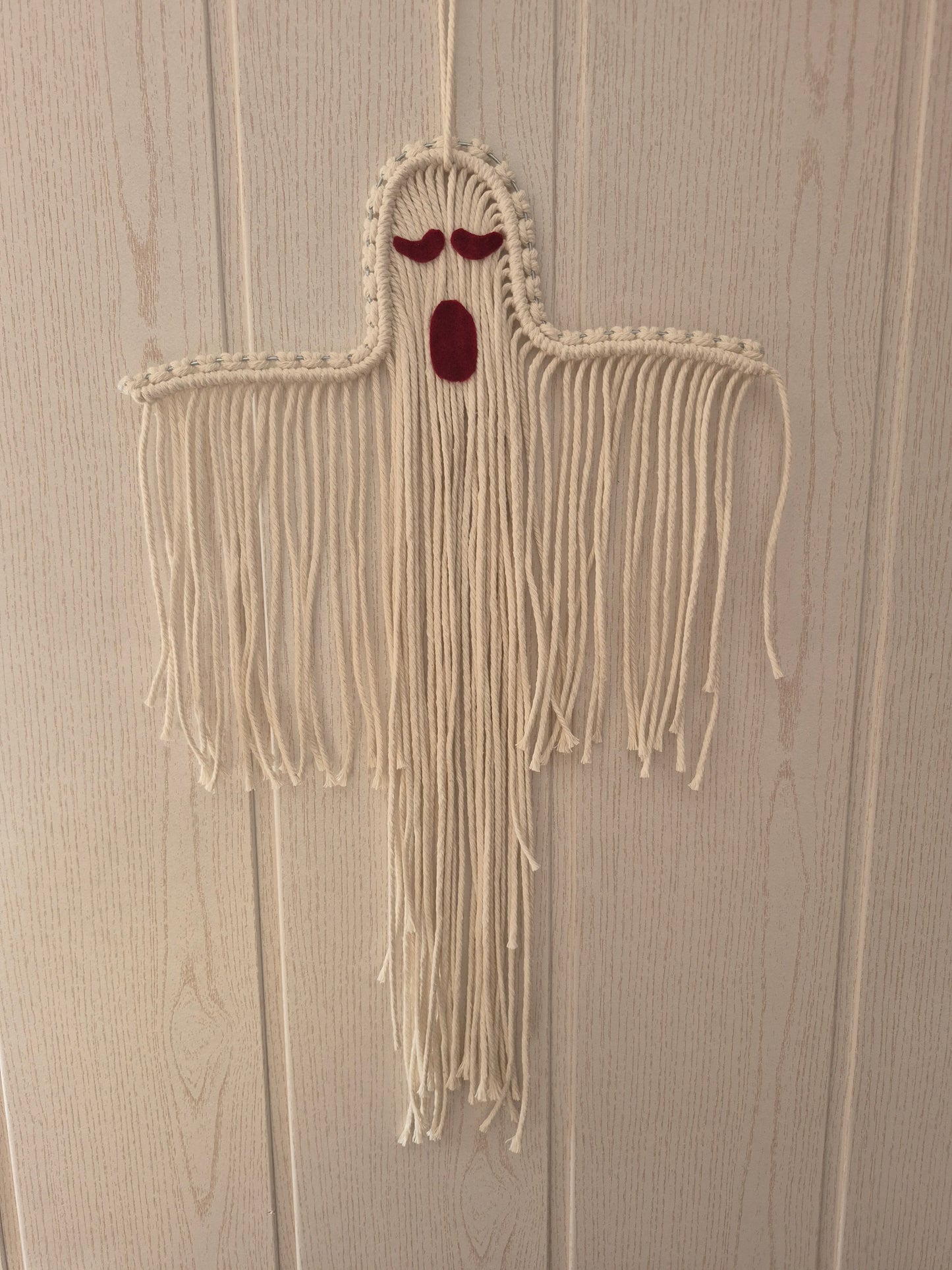 Makramee Gespenst in beige 👻