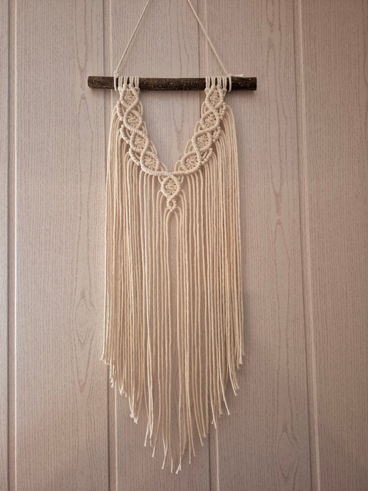 Boho Wandbehang in beige