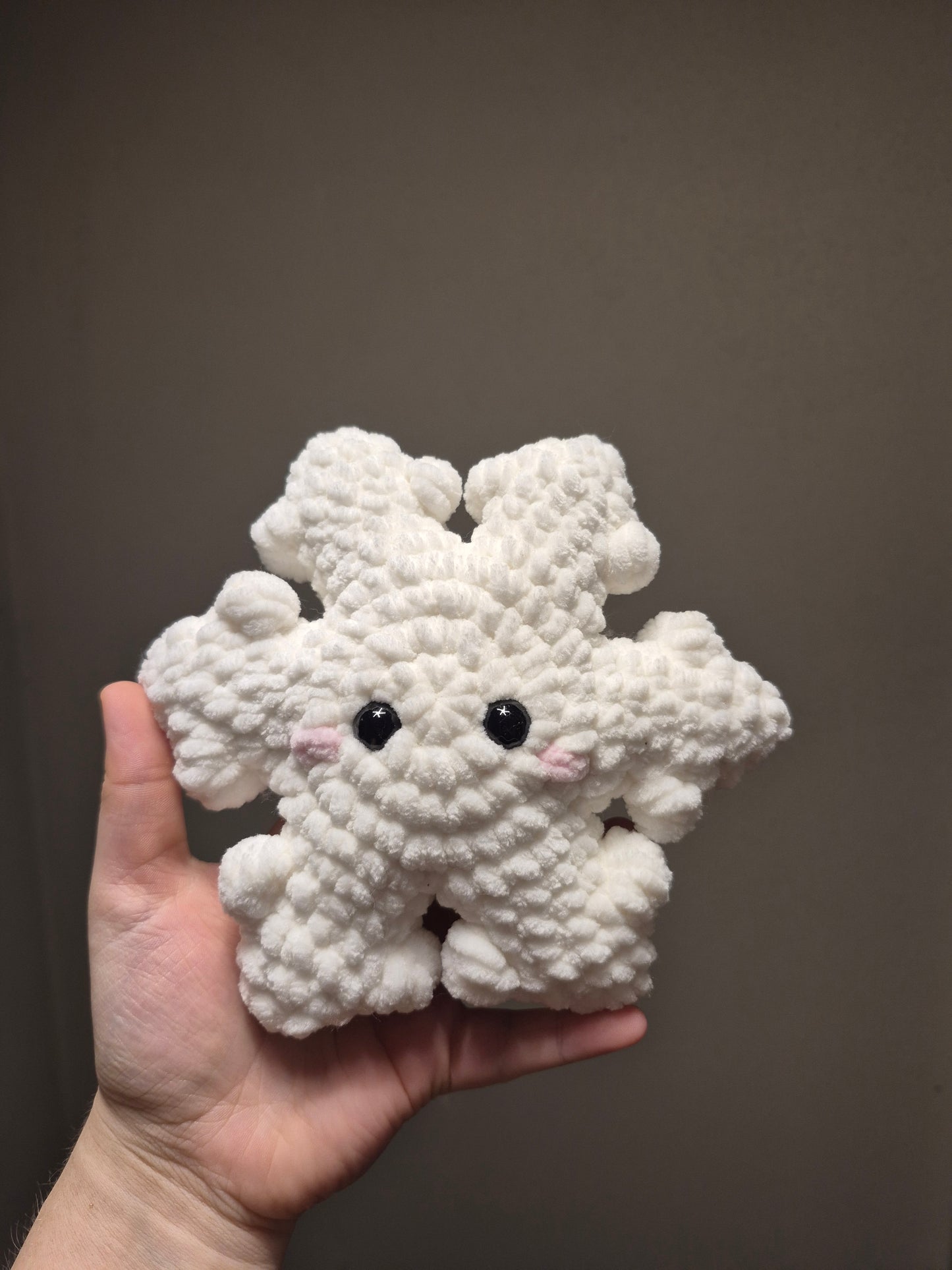 Kuschelige Schneeflocke – winterlich & einzigartig