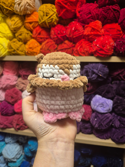 🦉🎀 Milly – die kleine Eule mit dem kuscheligen Hütchen