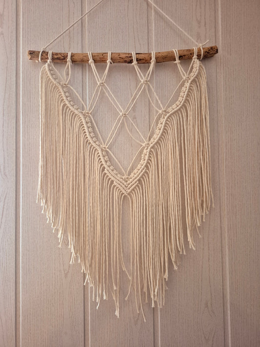 Boho Wandbehang mit Rauten