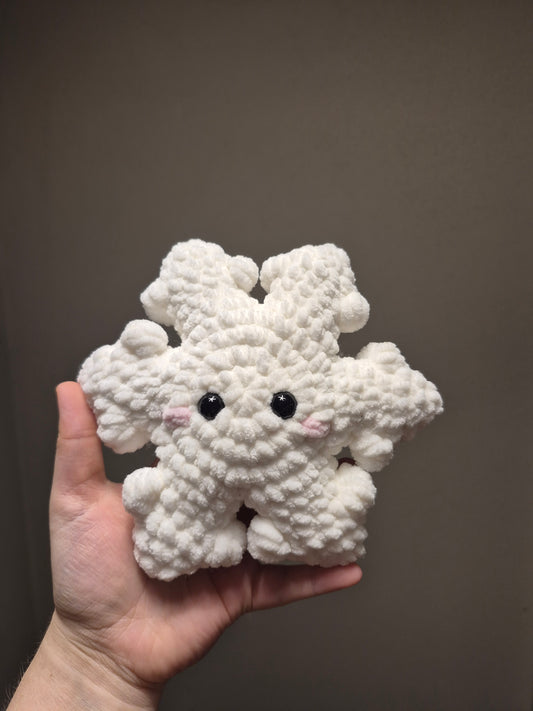 Kuschelige Schneeflocke – winterlich & einzigartig